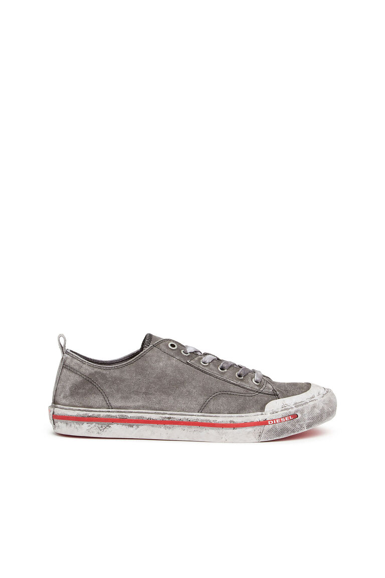 Men's S-Athos Low - Low-top sneakers in washed canvas | S-ATHOS LOW Diesel Y02882P4751